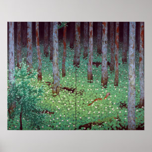 Póster Bosque Katayama Bokuyo Mori