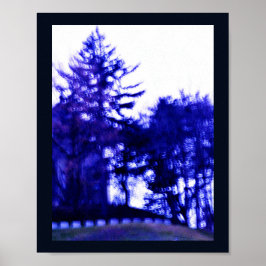 Póster Bosque misterioso