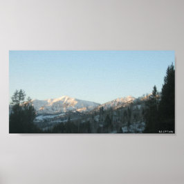 Póster Bosque montañoso del norte de las Rocosas