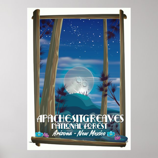 Póster Bosque Nacional Apache-Sitgreaves (Frente)