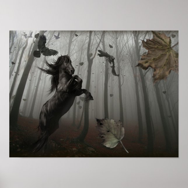 Póster Bosque Negro (Frente)