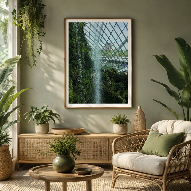 Póster Bosque Nuboso Singapur Cascada Botánica (Subido por el creador)