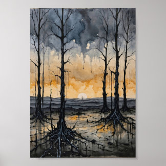 Póster Bosque Susurrante