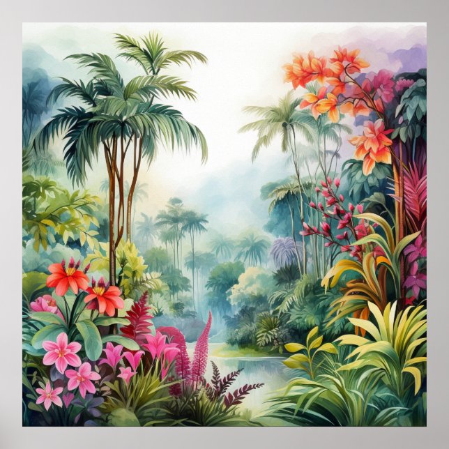 Póster Bosque Tropical (Frente)
