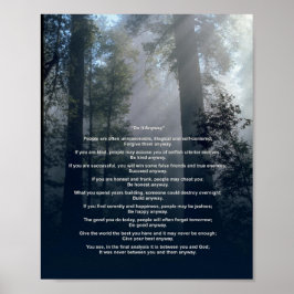 Póster Bosque y sol lo hacen de todos modos