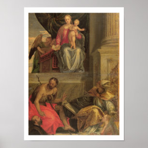 Póster Bosquejo para el Altarpiece de Bevilacqua