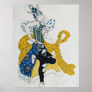 Póster Bosquejo para el ballet "Peri del La", por Paul