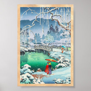 Póster Bosquejos de Tsuchiya Koitsu de lugares famosos en