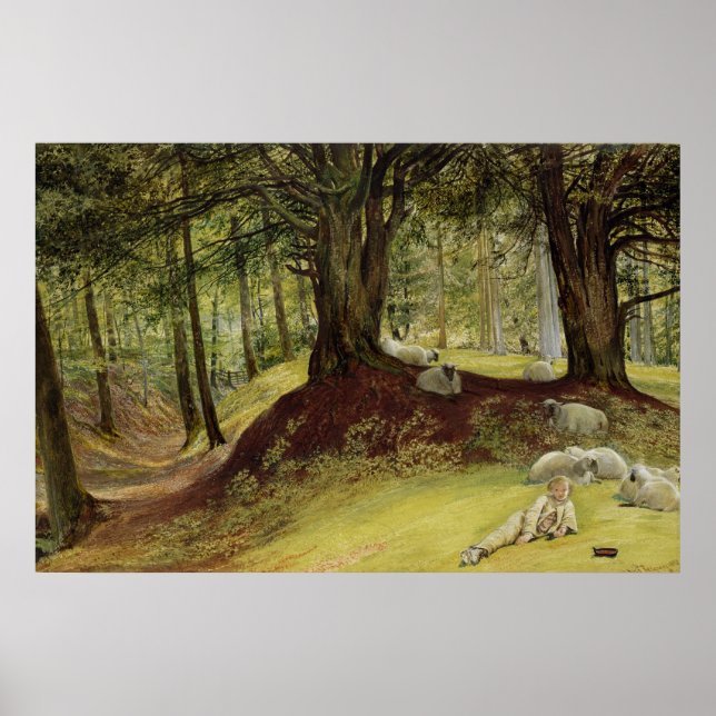 Póster Bosques de Parkhurst, Abinger, Surrey (Frente)