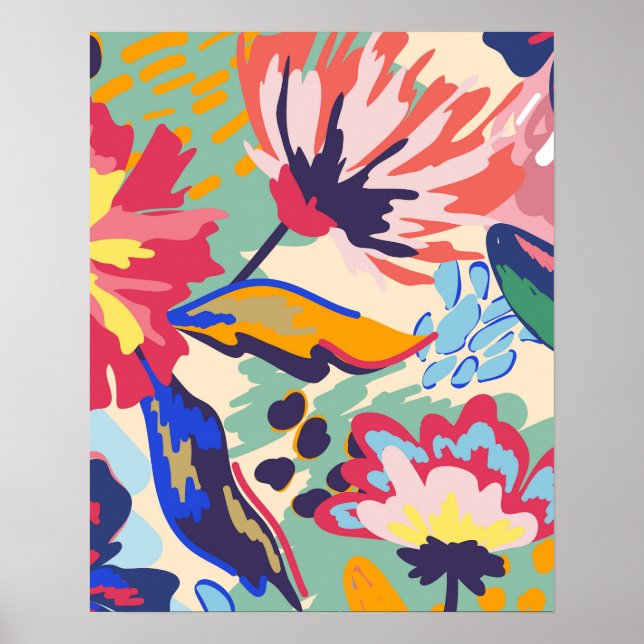 Póster Bosques y rosas (Frente)