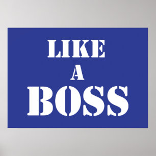 Póster Boss corporativo