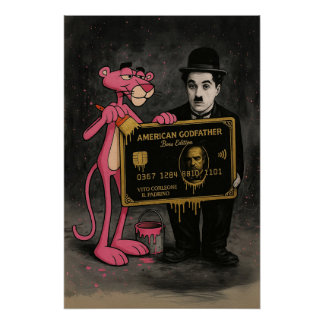 Póster Boss Edition in Black & Pink