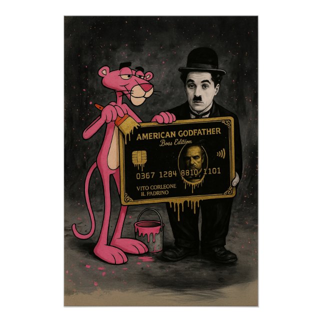 Póster Boss Edition in Black & Pink (Anverso)