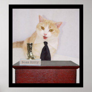 Póster Boss Kitty