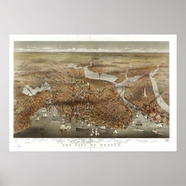 Póster Boston 1898 (Frente)