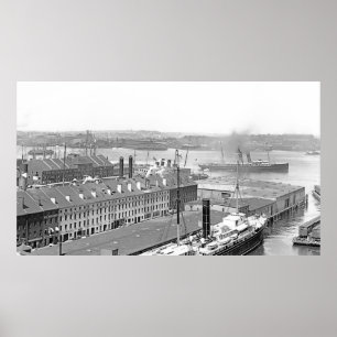 Póster Boston 1906