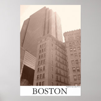Póster Boston - "Ciudad iluminada"