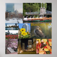 Boston, Collage de fotos de Massachusetts