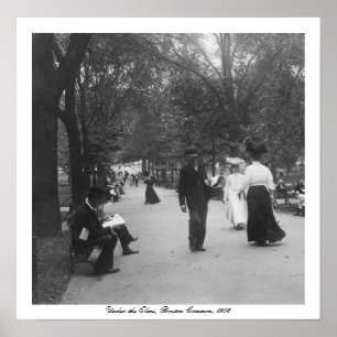 Póster Boston Common de la época, Under the Elms, Estados