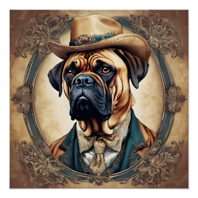 Póster Boston, la mastiff (Anverso)
