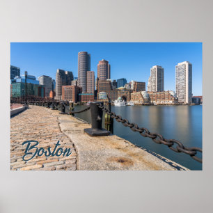 Póster Boston Massachusetts