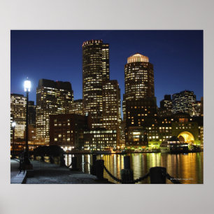 Póster Boston, Massachusetts