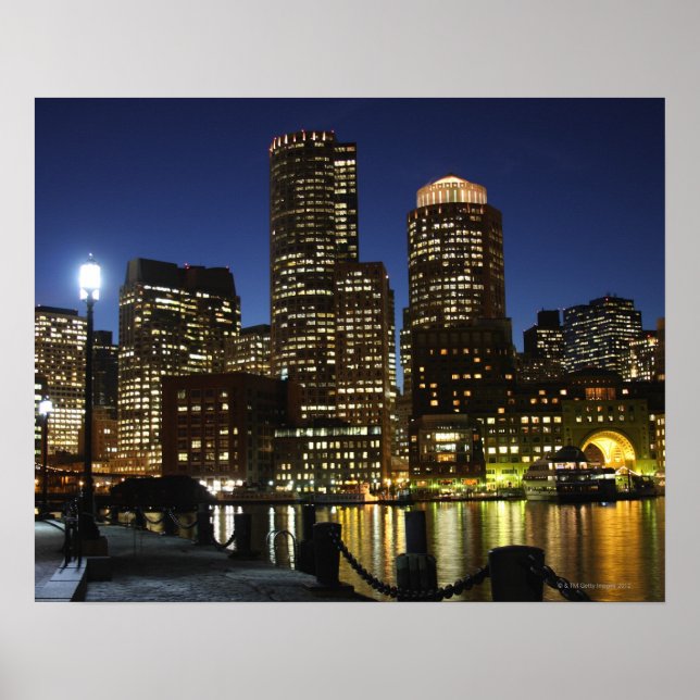 Póster Boston, Massachusetts (Frente)