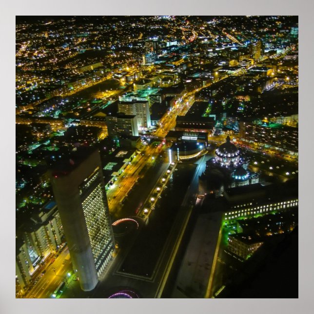 Póster Boston, Massachusetts, Estados Unidos (Frente)