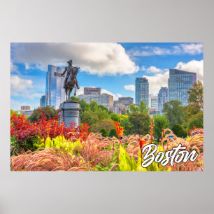 Póster Boston, Massachusetts, Estados Unidos