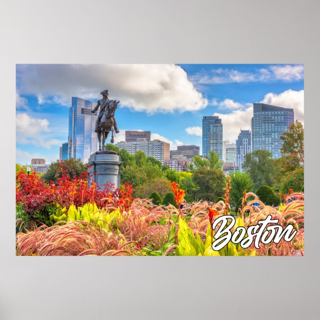 Póster Boston, Massachusetts, Estados Unidos (Frente)