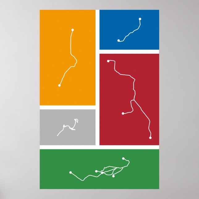 Póster Boston - Paletas de Tránsito (Frente)