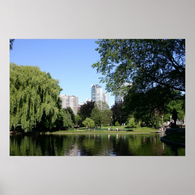 Póster Boston Public Garden (Frente)