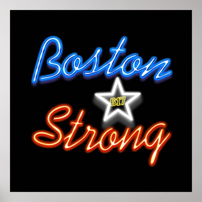 Póster Boston Strong USA (Frente)