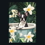 Póster Boston Terrier In Bathtub Poster, Funny Dog<br><div class="desc">Boston Terrier In Bathtub Poster, Funny Dog Poster, Boston Terrier Bathroom Print, Boston Terrier Bath Poster, Pet, Dog Bathroom Wall Art funny bathroom decor, bathroom wall art, funny animal print, toilet humor decor, dog on toilet, are you pooping, toilet paper hat, whimsical wall art, animal bathroom art, printable wall art,...</div>