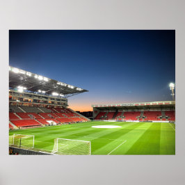Póster Bosuil Stadion - Royal Antwerp FC - Zonsondergang