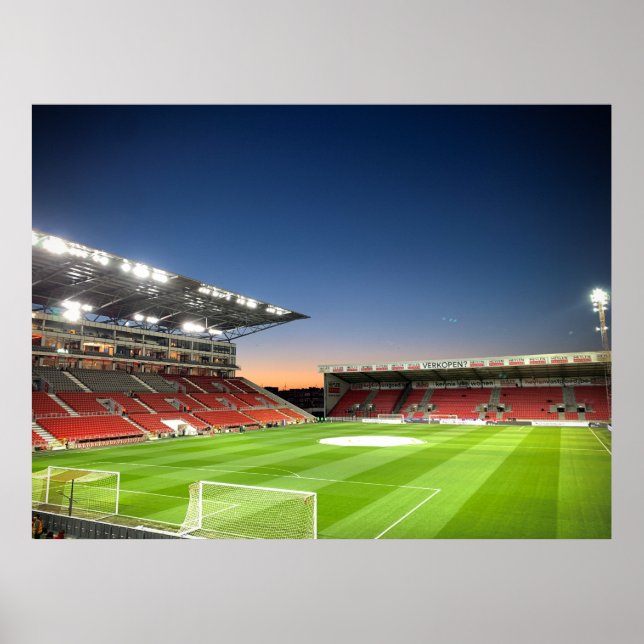 Póster Bosuil Stadion - Royal Antwerp FC - Zonsondergang (Frente)