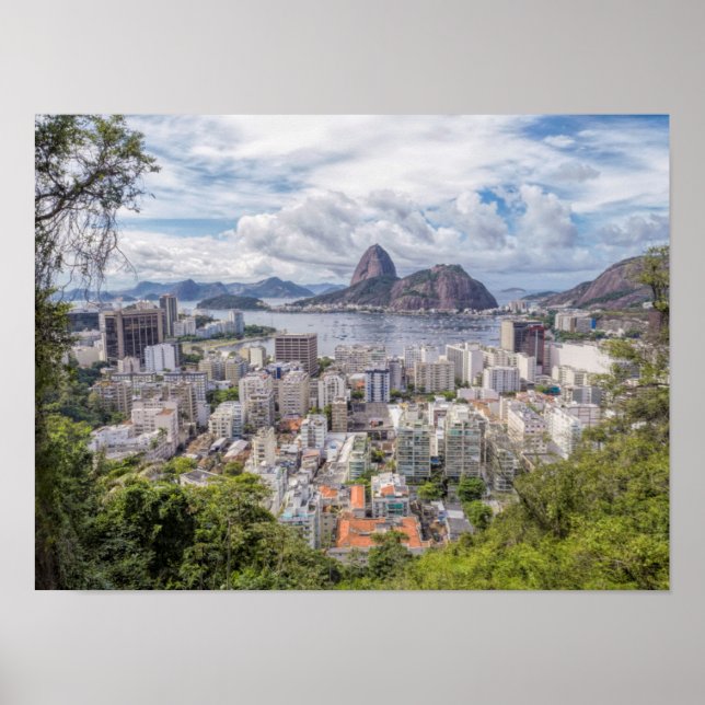 Póster Botafogo Con Pan De Azúcar (Frente)