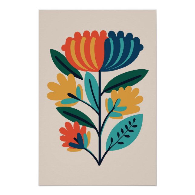 Póster Botanical Flower Nr. 14 (Anverso)