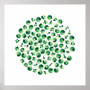 Póster Botanical Primes