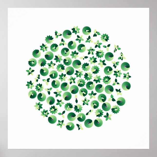 Póster Botanical Primes (Frente)