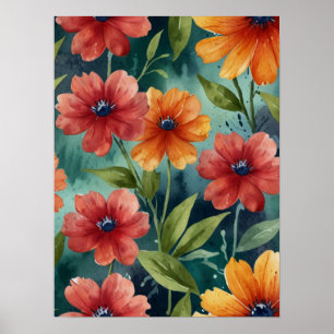 Póster Botánico Vintage Elegante