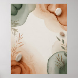 Póster Botánicos abstractos