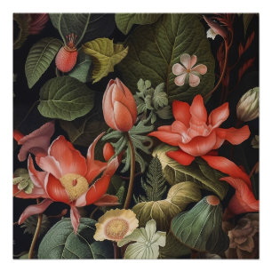 Póster Botánicos en una selva