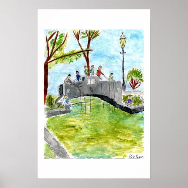 Póster Botany Pond (Frente)