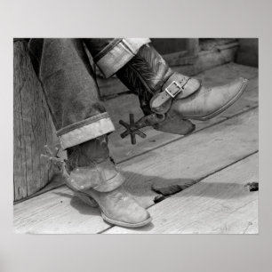 Póster Botas de Vaquero, 1940. Foto Antigüa