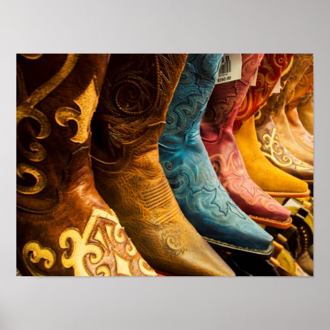 Póster Botas de vaquero en venta, Arizona (Frente)