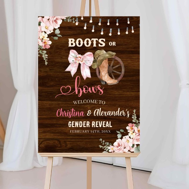 Póster Botas o Lazos Florales de Madera Rústica Revelació (Subido por el creador)