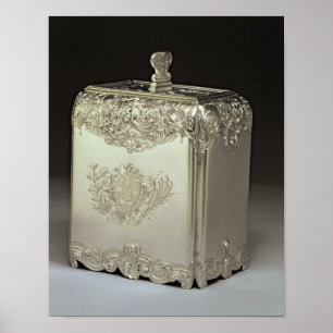 Póster Bote de plata del té de Paul de Lamerie