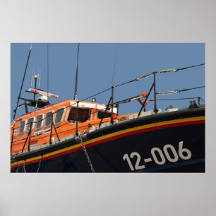 Póster Bote salvavidas de Llandudno