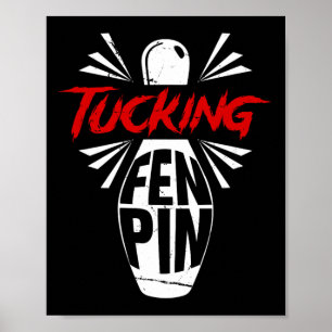Póster Bote Tucking Fen Pin Team Bowler Humor Sport Pl